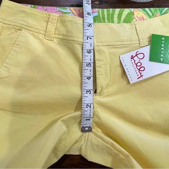NWT 🍋 Lilly Pulitzer Lemon Sorbet Color Size 4. Cotton Corduroy super soft - Picture 9 of 10